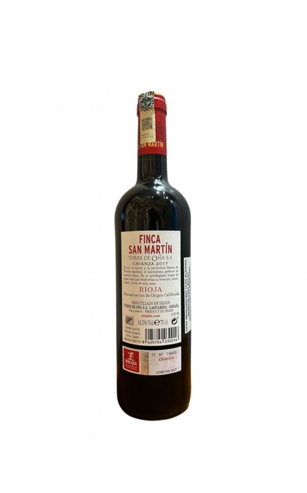 Torre De Ona (Rioja), Finca San Martin Crianza