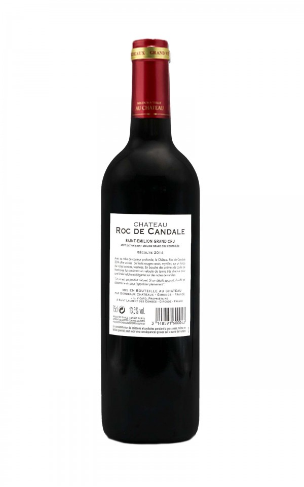 Château de Candale, Roc de Candale Saint-Émilion Grand Cru